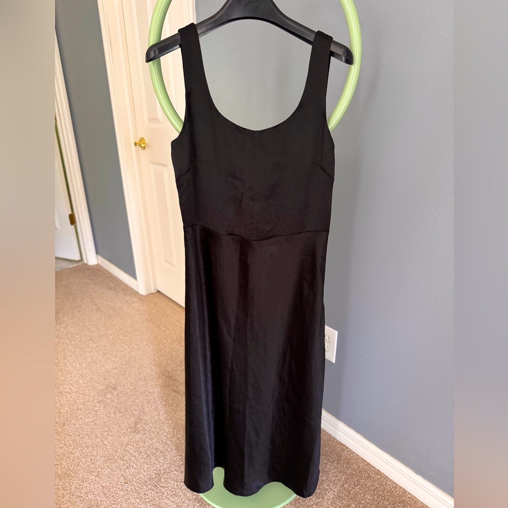Brand New Vince Elegant Silk Black Dress